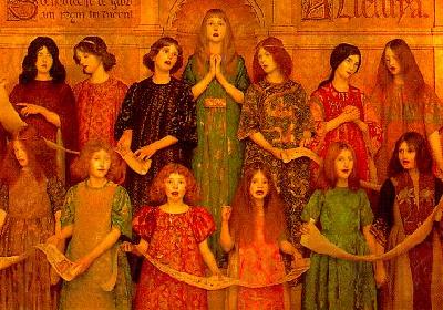 Thomas Cooper Gotch Alleluia Norge oil painting art